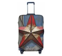 BWLHJKE Travel Luggage Cover for Suitcase Tsa Approved, Washable Elastic Suitcase Protector, American Wastern Texas Star Suitcase Cover Anti-scratch Baggage Cover Fits 22-24 Inch Luggage Sleeve,