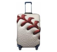 BWLHJKE Travel Luggage Cover for Suitcase Tsa Approved, Washable Elastic Suitcase Protector, Baseball Lace Close Up Suitcase Cover Anti-scratch Baggage Cover Fits 22-24 Inch Luggage Sleeve, Black, S