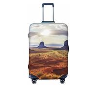 BWLHJKE Travel Luggage Cover for Suitcase Tsa Approved, Washable Elastic Suitcase Protector, Landscape of Monument Valley Suitcase Cover Anti-scratch Baggage Cover Fits 22-24 Inch Luggage Sleeve,