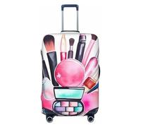 BWLHJKE Travel Luggage Cover for Suitcase Tsa Approved, Washable Elastic Suitcase Protector, Watercolor Cosmetic Suitcase Cover Anti-scratch Baggage Cover Fits 22-24 Inch Luggage Sleeve, Black, L