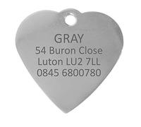 BWM Stainless Steel Personalized Pet ID Tag | Laser Engraved & Durable | Custom Engraving for Dogs & Cats