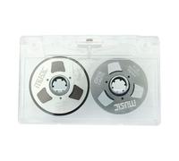 BWOFJGWH Blank Audio Cassette, Double-Sided Cassette, Portable Polypropylene Case for Seminars, Meetings, Conferences And Business, Silver