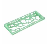 BWOFJGWH Frosted Keyboard Case Mechanical Keyboard Shell with Lightweight PC Material and Unique Hollowing for Easy Custom Builds Suitable for Gaming Home, Green