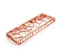 BWOFJGWH Keyboard Enclosure Aluminum Alloy Case Frame Shell with Open Lattice Design and Light Diffusing Plate for Enhanced RGB suitable for desks creative studios daily typing, style to 2