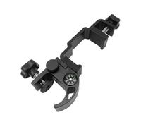 BWOFJGWH Mast Clamp with Compass, Stable Land Surveying in The Field for Surveying Equipment, Quick Release Clamp, Easy to Use Data Collector Clamp