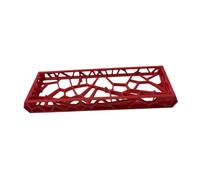 BWOFJGWH Mechanical Keyboard Case, Transparent Keyboard Cover, Lightweight Structure, Ventilated Thermal Enclosure, PC, Universal Mounting Function, Co, Red
