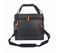 BWOFJGWH Portable Portable Power Station Carrying Case Storage Bag Travel Case Organizer Bag with Thick Padding Non Slip Base Two Layer Pockets Hand Strap and