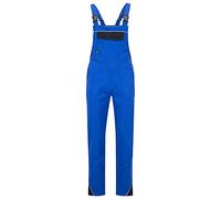 BWOLF ARES 100% Cotton Work Wear Bib and Brace Dungaree Overalls Workwear Breathable Pants Bib and Brace Overalls 100% Cotton Work Trousers, Royal Blue/Black, XXL