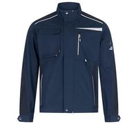 BWOLF Daytona Work Jacket Men's Stretch Work Jackets Men's Work Wear Men with Spandex and Many Pockets, Blue/black, 4XL