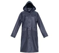 BWOLF POSEIDON Men's Raincoat Waterproof Long Rain Jacket Outdoor Reusable Rainwear with Hood, blue, M