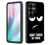 BWOOLL for Samsung Galaxy S26 Ultra Case, Heavy Duty 3 in 1 Hybrid Hard PC & Soft Silicone Shockproof Drop Protection Case for Galaxy S26 Ultra 5G 6.9" 2026, Don't Touch My Phone