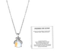 BWOOOWE Ladies Necklace Firefly Pendant for Ladies Moonlight Glow Jewelry Gift Elegant Necklace Fashion Necklace for Women Girls