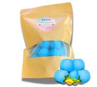 BWOW Ylang Ylang & Patchouli Bath Bombs 20 Mini Bath Fizzers Aromatherapy Bath Soak Relaxing Home Spa Body Care Natural Essential Oil Inspired Fragrance Moisturising Vegan 285g Pouch