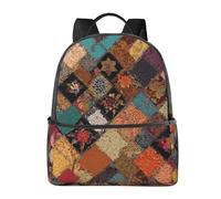 BWPDPXFJ African Style Patchwork -Print Urban Commuter Stylish Lightweight Backpack For Travel & School, Versatile Daypack For Women With Padded Straps.