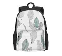 BWPDPXFJ Basil Thyme Dill & Rosemary -Print 30L Travel Backpack Casual Hiking Daypack With Laptop Sleeve For University Commute & Outdoor Use.