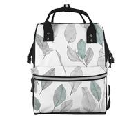 BWPDPXFJ Basil Thyme Dill & Rosemary -Print Large Capacity Multi-Function Backpack Water-Resistant With Compartments For Hiking Travel Everyday Adults.