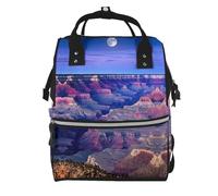 BWPDPXFJ Beauty Grand Canyon -Print Large Capacity Multi-Function Backpack Water-Resistant With Compartments For Hiking Travel Everyday Adults.