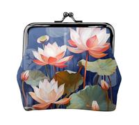 BWPDPXFJ Botanical Floral -Print Travel Coin Purse with Wrist Strap, RFID Blocking & TSA Approved Compact Wallet for Swimming, Beach, Gift Set for Women.