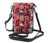 BWPDPXFJ Candy -Print Small Crossbody Phone Purse For Women, Blocking Phone Purse, Adjustable Strap, With Card Slots, Giftable Travel Cell Phone Bag.