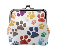 BWPDPXFJ Colorful Dog -Print Travel Coin Purse with Wrist Strap, RFID Blocking & TSA Approved Compact Wallet for Swimming, Beach, Gift Set for Women.