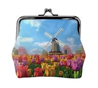 BWPDPXFJ Colorful Spring -Print Travel Coin Purse with Wrist Strap, RFID Blocking & TSA Approved Compact Wallet for Swimming, Beach, Gift Set for Women.