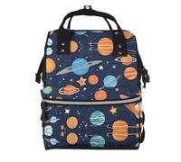BWPDPXFJ Constellation Star Clusters Galaxies -Print Large Capacity Multi-Function Backpack Water-Resistant With Compartments For Hiking Travel Everyday Adults.