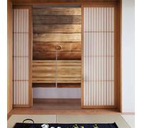 BWPDPXFJ Door Curtain Curtain34x56in Polyester Brown 86x143cm Rod Pocket 2 Panel Room Divider Light Filtering Abstract Print