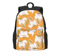 BWPDPXFJ flower coloring pattern -Print 30L Travel Backpack Casual Hiking Daypack With Laptop Sleeve For University Commute & Outdoor Use.