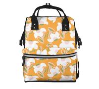 BWPDPXFJ flower coloring pattern -Print Large Capacity Multi-Function Backpack Water-Resistant With Compartments For Hiking Travel Everyday Adults.