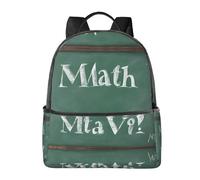 BWPDPXFJ Formulas Shapes Theory Math Lesson -Print Urban Commuter Stylish Lightweight Backpack For Travel & School, Versatile Daypack For Women With Padded Straps.