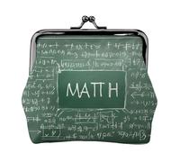 BWPDPXFJ Formulas Shapes Theory Math Lesson Word -Print Travel Coin Purse with Wrist Strap, RFID Blocking & TSA Approved Compact Wallet for Swimming, Beach, Gift Set for Women.