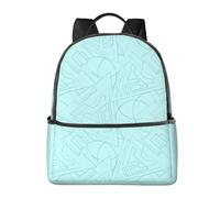 BWPDPXFJ Geometry -Print Urban Commuter Stylish Lightweight Backpack For Travel & School, Versatile Daypack For Women With Padded Straps.