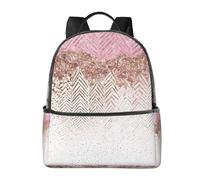 BWPDPXFJ Glittery Pretty Pattern -Print Urban Commuter Stylish Lightweight Backpack For Travel & School, Versatile Daypack For Women With Padded Straps.