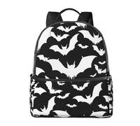 BWPDPXFJ Halloween Flying Bats -Print Urban Commuter Stylish Lightweight Backpack For Travel & School, Versatile Daypack For Women With Padded Straps.