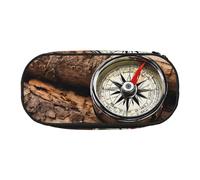 BWPDPXFJ Law of The Compass Navigation -Print Professional Large Pencil Case with Compartments - Oxford Fabric Organizer for School Supplies, Travel & Office Storage.