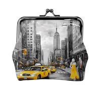 BWPDPXFJ Love from New York -Print Travel Coin Purse with Wrist Strap, RFID Blocking & TSA Approved Compact Wallet for Swimming, Beach, Gift Set for Women.