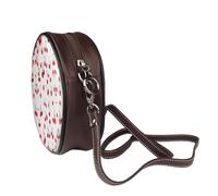 BWPDPXFJ lovely sweet red cherry -Print Elegant Waterproof Leather Shoulder Bag For Women - Detachable Strap, Compact Tote, Ideal For Work, Travel & Everyday Use.