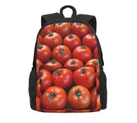 BWPDPXFJ Many tomatoes -Print 30L Travel Backpack Casual Hiking Daypack With Laptop Sleeve For University Commute & Outdoor Use.