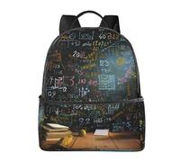 BWPDPXFJ Math Formula -Print Urban Commuter Stylish Lightweight Backpack For Travel & School, Versatile Daypack For Women With Padded Straps.