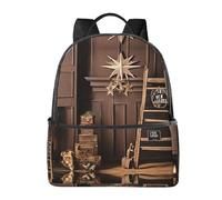 BWPDPXFJ Merry Christmas and Happy New Year -Print Urban Commuter Stylish Lightweight Backpack For Travel & School, Versatile Daypack For Women With Padded Straps.