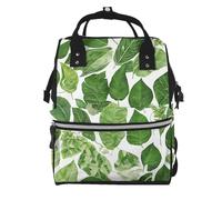 BWPDPXFJ Monstera Deliciosa Banana Palm -Print Large Capacity Multi-Function Backpack Water-Resistant With Compartments For Hiking Travel Everyday Adults.
