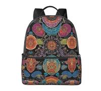 BWPDPXFJ Native Patterns -Print Urban Commuter Stylish Lightweight Backpack For Travel & School, Versatile Daypack For Women With Padded Straps.