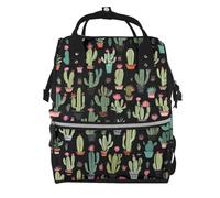 BWPDPXFJ Plant Print -Print Large Capacity Multi-Function Backpack Water-Resistant With Compartments For Hiking Travel Everyday Adults.