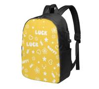 BWPDPXFJ The new pattern -Print 17-Inch Laptop Backpack For Students & Commuters, Water-Resistant Polyester, Lightweight Ergonomic Hiking & Travel Backpack With Laptop Sleeve.