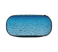 BWPDPXFJ Tranquil Underwater Scenery -Print Professional Large Pencil Case with Compartments - Oxford Fabric Organizer for School Supplies, Travel & Office Storage.