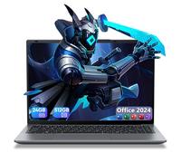 BWPED 15.3" Core i5 Laptop, 24GB RAM, 512GB SSD, MS Office 2024, IPS(1920 x 1200) 16:10 Display, Window 11 Pro Notebook Computer with BT5.0 Wi-Fi, 3xUSB A, HDMI, Non-Backlit Keyboard, Silver