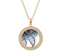 BWQMNT Alloy Diamond Necklaces Cluster of Stars in Night Sky Printed Round Necklace Applicable to Birthday,mother's Day Gifts, One size, Zinc, Diamond