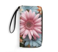 BWQMNT Durable And Portable Colorful Flower Skulls Printed Leather Wallet: Perfect for Storing Cards, Cash And An On-the-go Lifestyle, It Is An Ideal Holiday Gift to Organize Your Essentials, Colorful