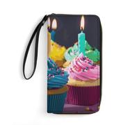 BWQMNT Durable And Portable Cute Giraffe Flowers Printed Leather Wallet: Perfect for Storing Cards, Cash And An On-the-go Lifestyle, It Is An Ideal Holiday Gift to Organize Your Essentials, Colorful