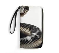 BWQMNT Durable And Portable I Love My Dog Dachshunds Printed Leather Wallet: Perfect for Storing Cards, Cash And An On-the-go Lifestyle, It Is An Ideal Holiday Gift to Organize Your Essentials, Cobra